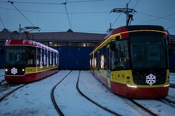 vánoční tramvaj 2025
