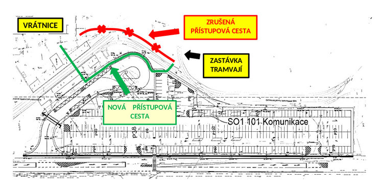 přístupová cesta